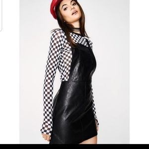 Étophe Studios 'Don't Speak'  PVC overall dress